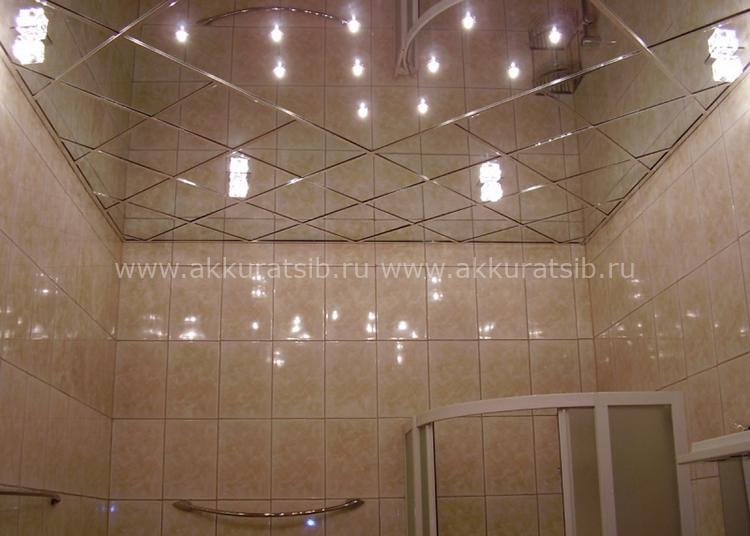 Какой лучше потолок в ванной: натяжной или подвесной ?